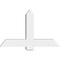 Ekena Millwork Eugene Architectural Grade PVC Gable Bracket, 48"W x 30"H x 6"D x 6"F, 15/12 Pitch GBP048X30X0606EUG00 - alternate 2